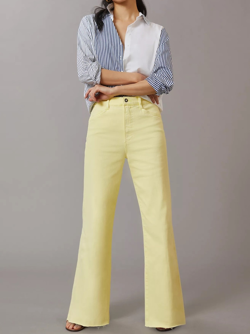 Favorite Daughter Mischa High-Rise Wide-Straight Jeans (Size 30)